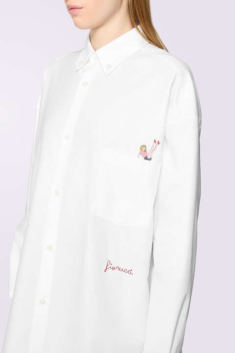 Fiorucci Pin Up Lover Shirt White