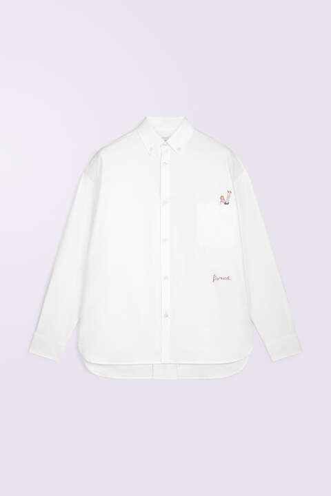 Fiorucci Pin Up Lover Shirt White