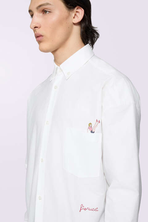 Fiorucci Pin Up Lover Shirt White