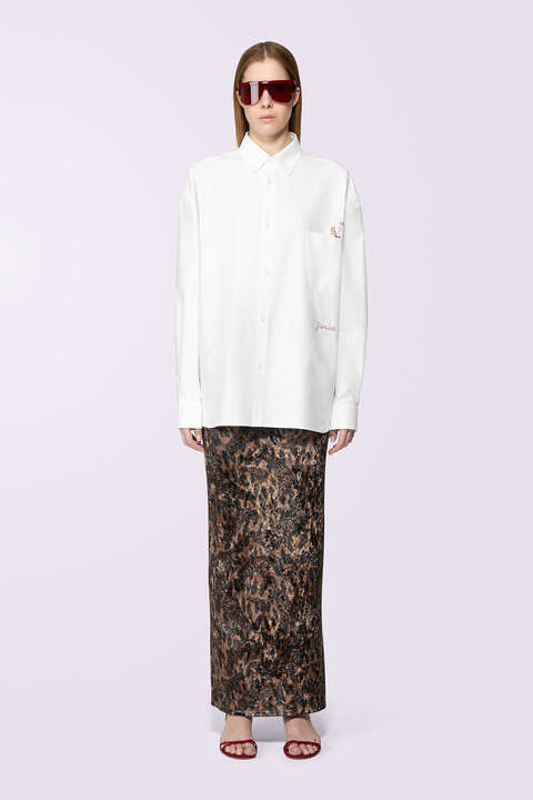 fiorucci Pin Up Lover Shirt White