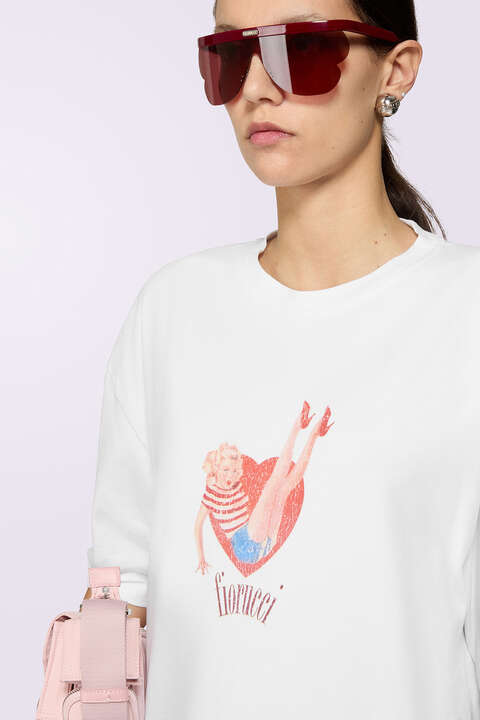 Fiorucci Pin Up Lover T-Shirt White