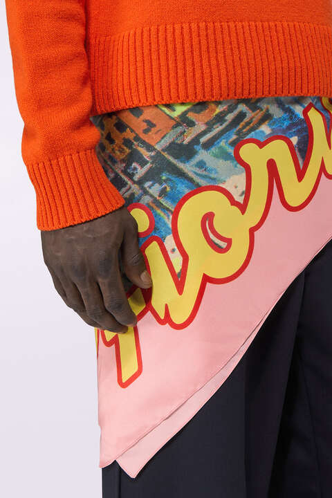 Fiorucci Portofino Postcard Scarf Multi