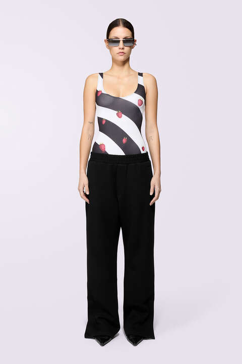 fiorucci Raspberry Print Bodysuit Multi