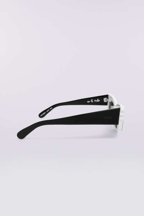 Fiorucci Rectangular Wing Sunglasses Black