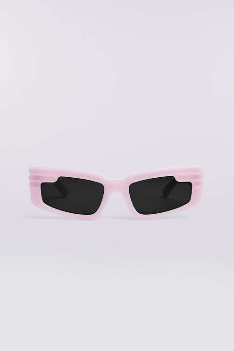 fiorucci Rectangular Wing Sunglasses Pink