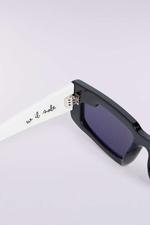 Fiorucci Rectangular Wing Sunglasses White