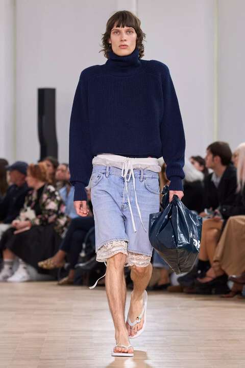 Fiorucci Recycled Nylon Hobo Bag Black