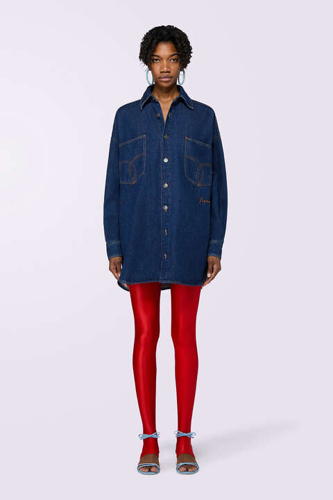 fiorucci Semi-Footed Leggings Red