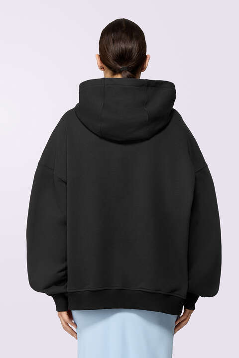 Fiorucci Skateboard Print Hoodie Black