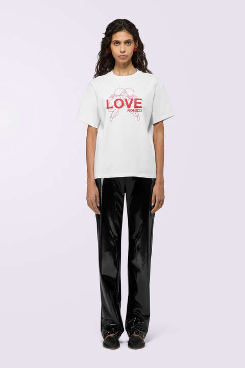 fiorucci Straight Fit Vinyl Trousers Black