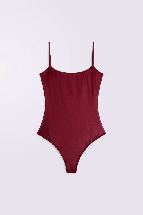 Fiorucci Strappy Bodysuit Red