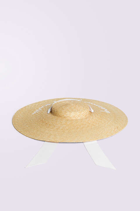 fiorucci Straw Tie Hat Multi