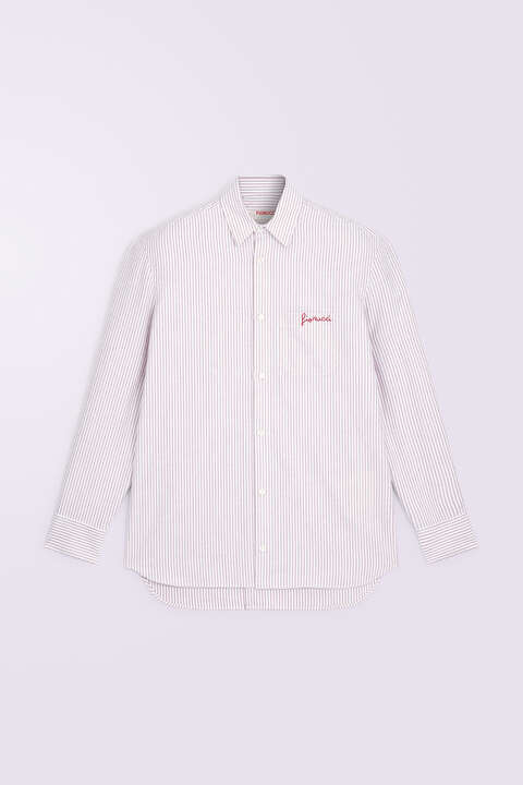 Fiorucci Stripe Flannel Shirt Pink