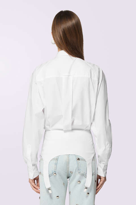 Fiorucci Suspender Shirt White