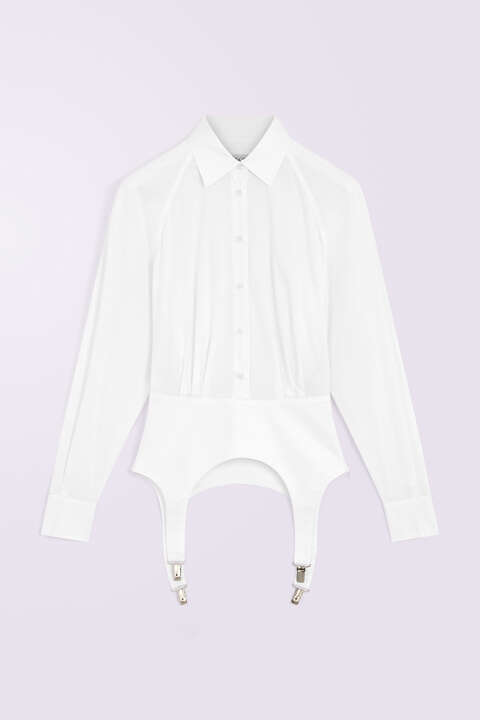 Fiorucci Suspender Shirt White