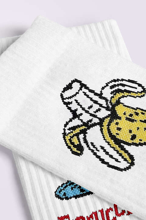 Fiorucci Toys Print Socks White