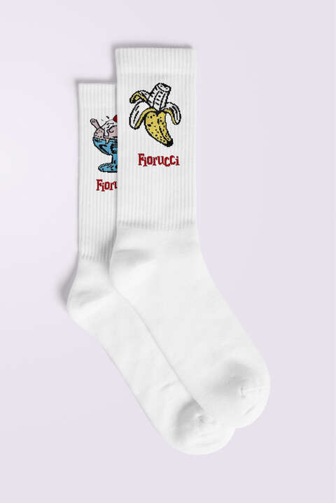 fiorucci Toys Print Socks White