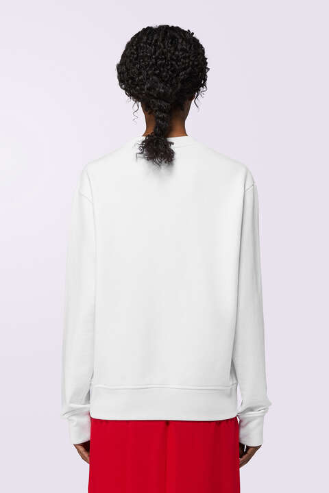 Fiorucci Varsity Logo Regular Sweatshirt White