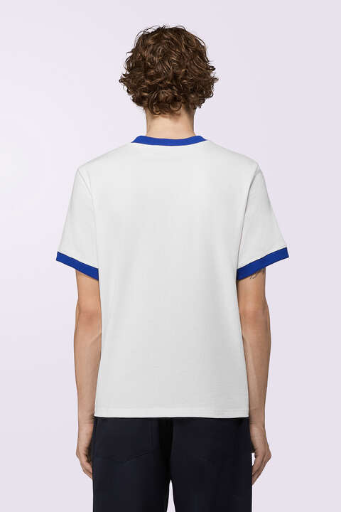 Fiorucci Varsity Logo Regular T-Shirt Cream