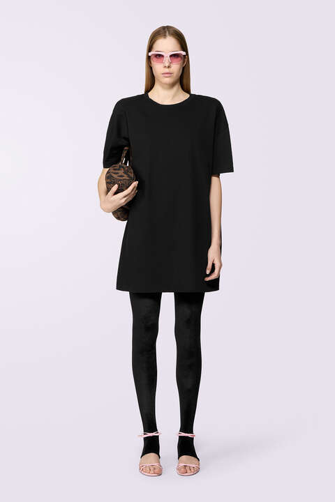 fiorucci Velour Semi-Footed Leggings Black