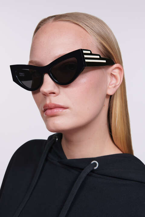 Fiorucci Wing Sunglasses Black