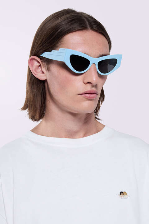 Fiorucci Wing Sunglasses Blue