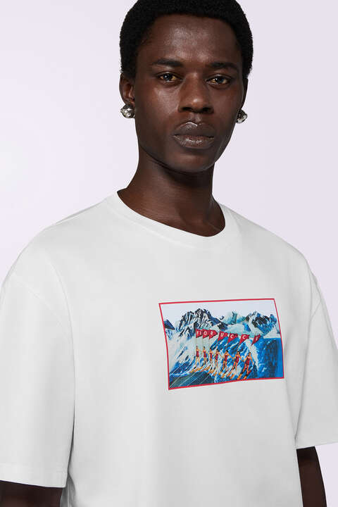 Fiorucci Winter Waterskiing Boxy T-Shirt White