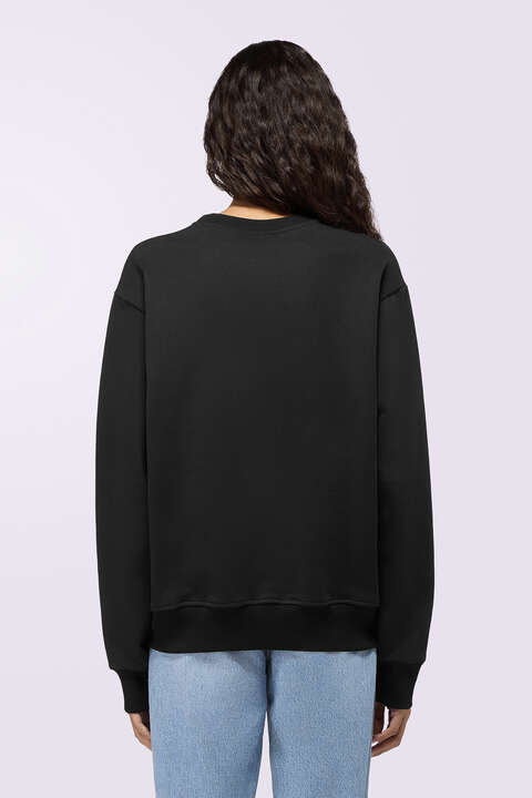 Fiorucci Fish Eye Logo Patch Regular Sweatshirt Black