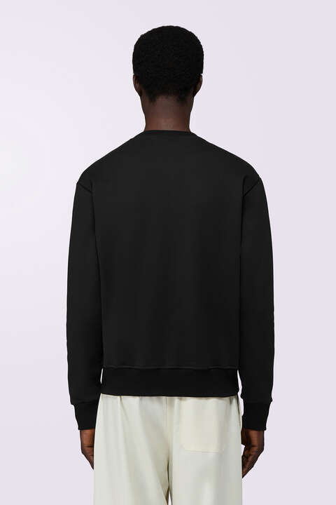 Fiorucci Fish Eye Logo Patch Regular Sweatshirt Black