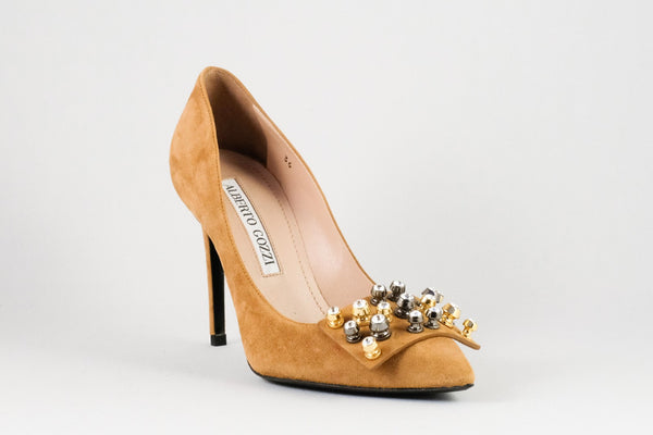 Firenze Shoes Alberto Gozzi Pump Mustard