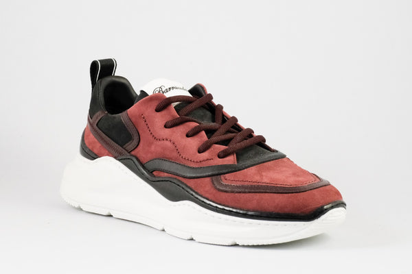 Firenze Shoes Barracuda Sneaker Burgandy