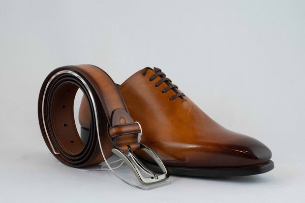 Firenze Shoes Cerbero Lace Up Cognac