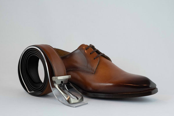 Firenze Shoes Cerbero Lace Up Cognac