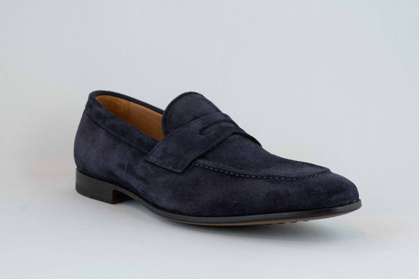 Firenze Shoes Dino Bigione Loafer Blue