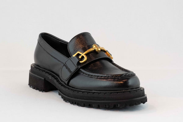 Firenze Shoes Fabi Loafer Black