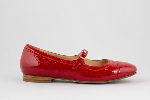 firenze shoes Fiorangelo Ballerina Red