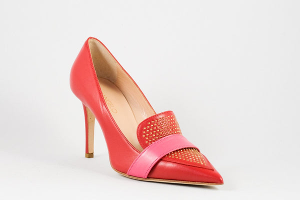 Firenze Shoes Fiorangelo Pump Red