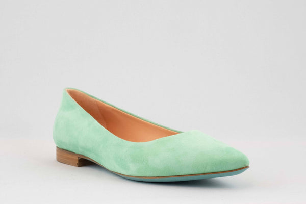 Firenze Shoes Fratelli Russo Ballerina Green