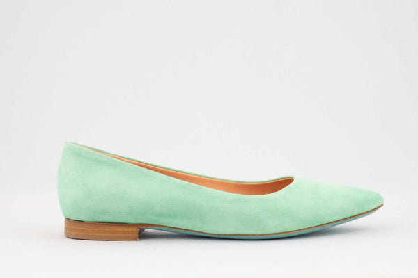 firenze shoes Fratelli Russo Ballerina Green