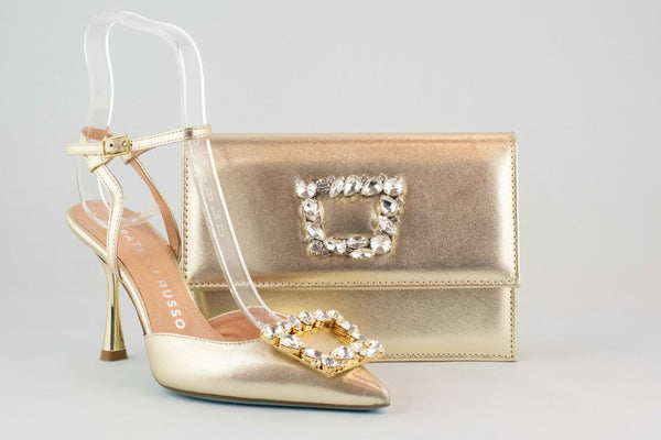 Firenze Shoes Fratelli Russo Sandal Gold