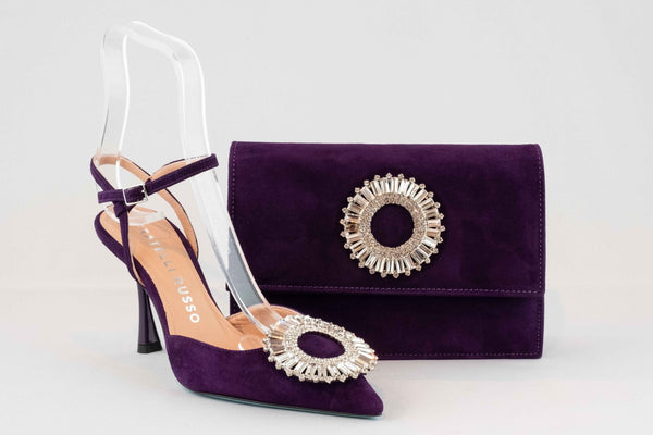 Firenze Shoes Fratelli Russo Sandal Plum