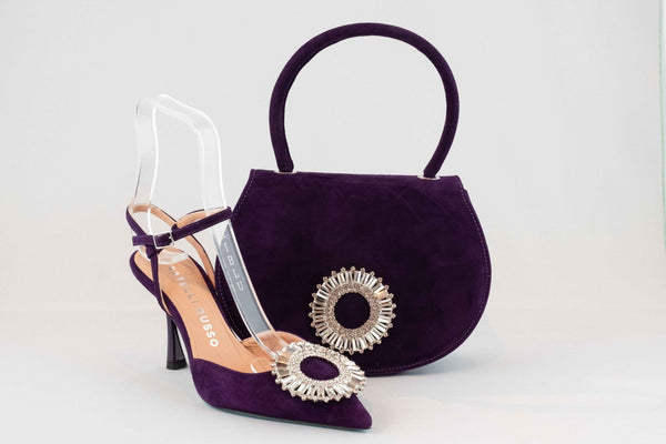 Firenze Shoes Fratelli Russo Sandal Plum