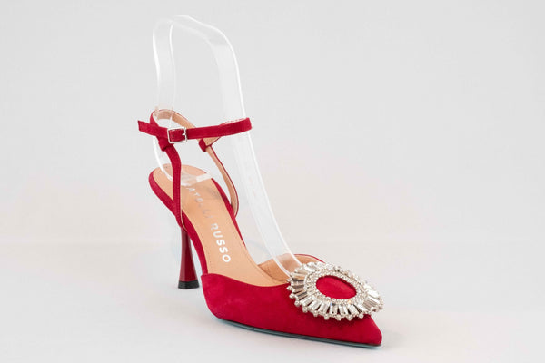 Firenze Shoes Fratelli Russo Sandal Red