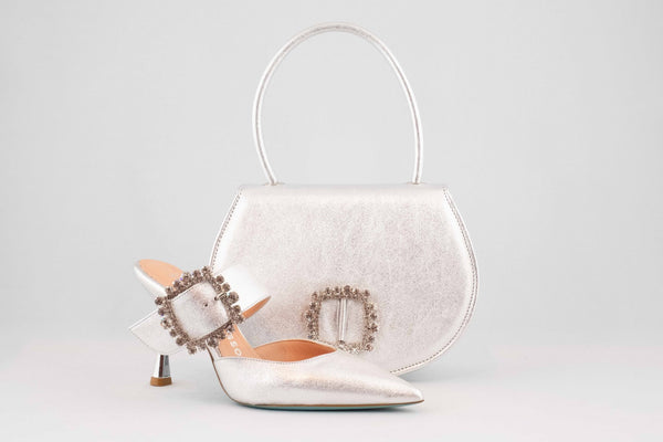 Firenze Shoes Fratelli Russo Sandal Silver