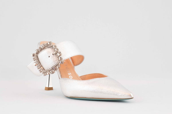 Firenze Shoes Fratelli Russo Sandal Silver