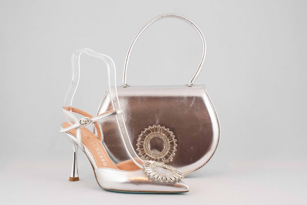 Firenze Shoes Fratelli Russo Sandal Silver