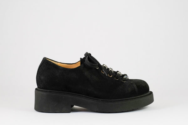 firenze shoes Giovanni Fabiani Lace Up Black