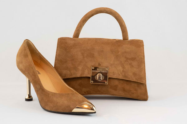 Firenze Shoes Giovanni Fabiani Pump Tobacco