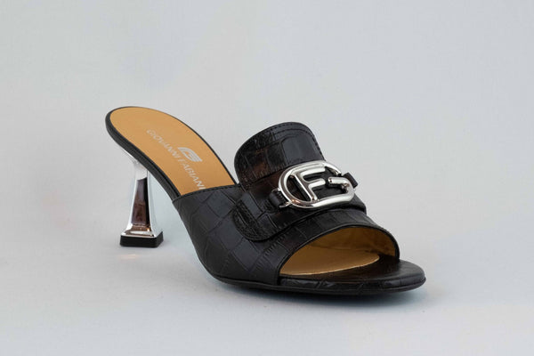 Firenze Shoes Giovanni Fabiani Sandal Black