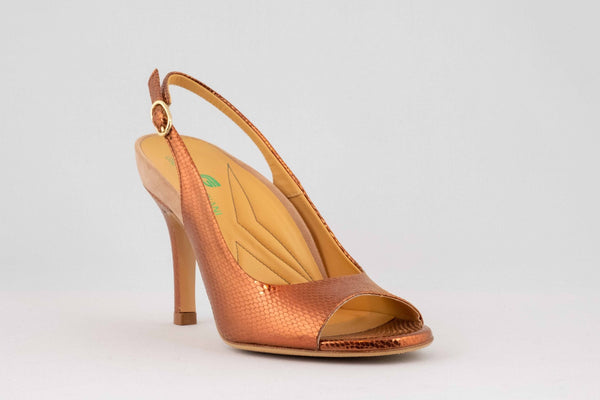 Firenze Shoes Giovanni Fabiani Sandal Copper
